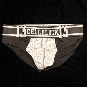 Cellblock13 White Spandex Brief